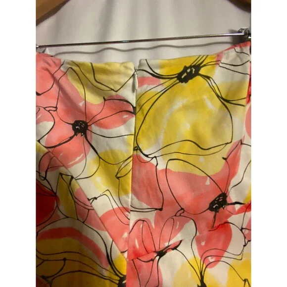 George Stretch Floral Skirt Size 8  Fun! Funky! Wild!  Flower Power!! - Picture 4 of 5